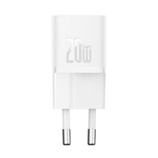 Baseus - Wall Charger (CCGN050102) - GaN, Type-C, Fast Charging, 20W - White