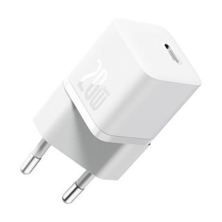 Baseus - Wall Charger (CCGN050102) - GaN, Type-C, Fast Charging, 20W - White