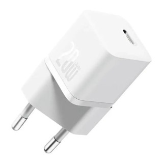 Baseus - Wall Charger (CCGN050102) - GaN, Type-C, Fast Charging, 20W - White