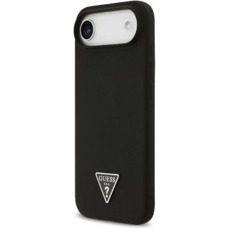Guess - Silicone Triangle Logo MagSafe (GUHMP17MSCTRLMK) - iPhone 17 Air - Black