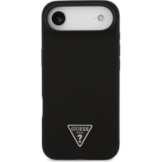 Guess - Silicone Triangle Logo MagSafe (GUHMP17MSCTRLMK) - iPhone 17 Air - Black