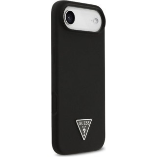 Guess - Silicone Triangle Logo MagSafe (GUHMP17MSCTRLMK) - iPhone 17 Air - Black