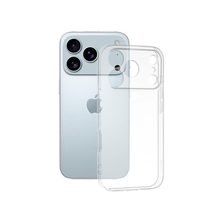 Techsuit - Clear Silicone - iPhone 17 Pro - Transparent