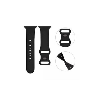 Techsuit - Watchband (W031) - Apple Watch 1/2/3/4/5/6/7/8/9/10/11/SE/SE 2/SE 3 (38/40/41/42mm) - Dark Purple