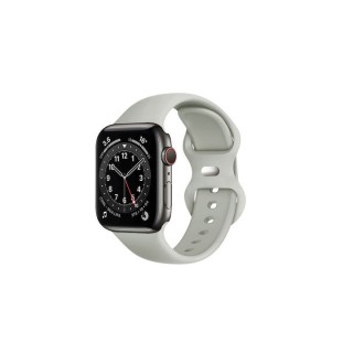 Techsuit - Watchband (W031) - Apple Watch 1/2/3/4/5/6/7/8/9/10/11/SE/SE 2/SE 3 (38/40/41/42mm) - Gray