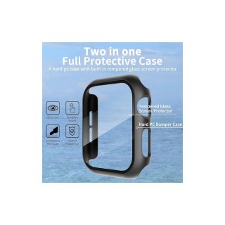 Techsuit - Defense360 Pro + Screen Protector - Apple Watch 4 / 5 / 6 / SE (40mm) - Black
