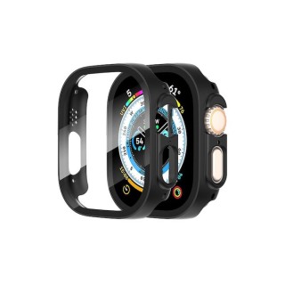 Techsuit - Defense360 Pro + Screen Protector - Apple Watch Ultra / Ultra 2 / Ultra 3 - Black