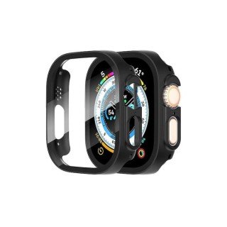 Techsuit - Defense360 Pro + Screen Protector - Apple Watch Ultra / Ultra 2 / Ultra 3 - Black