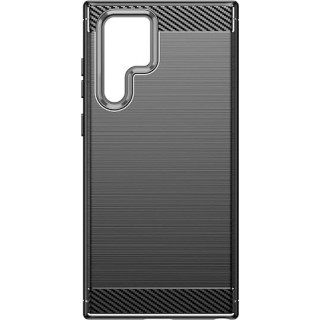 Techsuit - Carbon Silicone - Samsung Galaxy S24 Ultra - Black