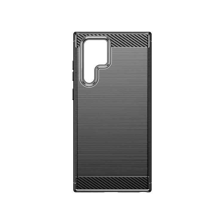 Techsuit - Carbon Silicone - Samsung Galaxy S24 Ultra - Black