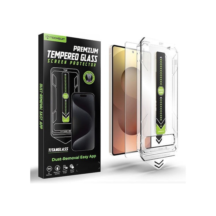 Techsuit -  TitanGlass CrystalHD - Samsung Galaxy S26 Ultra - Clear