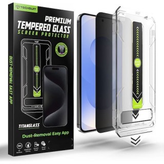 Techsuit - TitanGlass CrystalHD - Samsung Galaxy S26 - Privacy