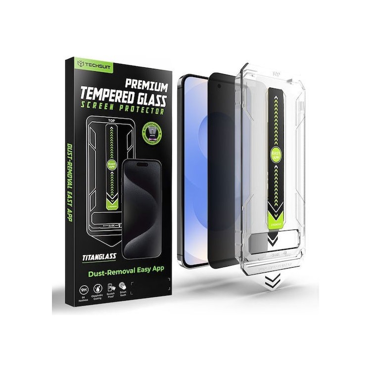 Techsuit - TitanGlass CrystalHD - Samsung Galaxy S26 - Privacy
