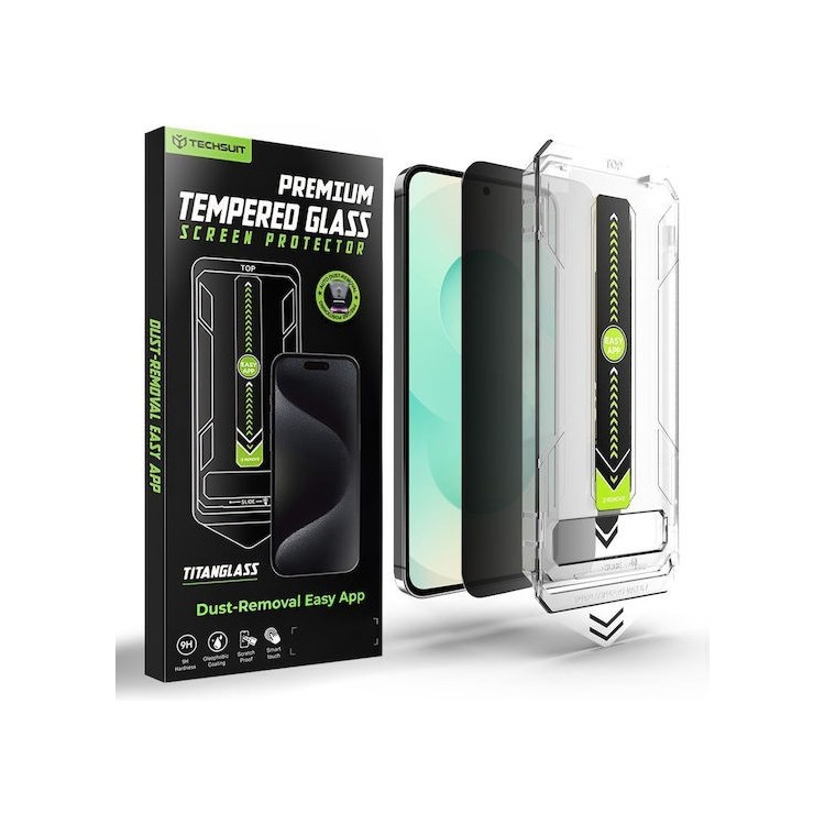 Techsuit -  TitanGlass CrystalHD - Samsung Galaxy S26 Plus - Privacy