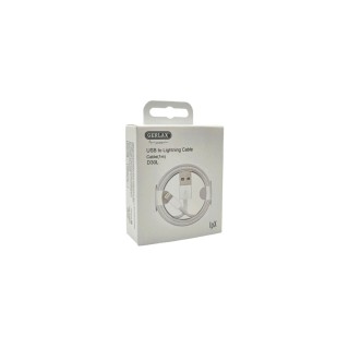 GERLAX D30L Καλώδιο Φόρτισης USB σε Lightning 1m - Χρώμα: Λευκό