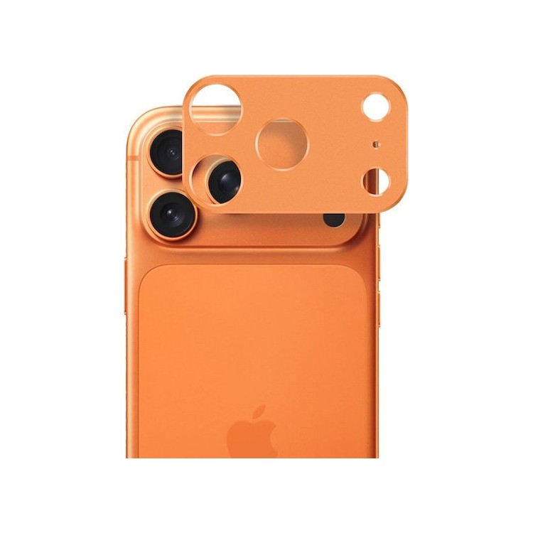 Techsuit - Full Camera Glass - iPhone 17 Pro Max - Orange