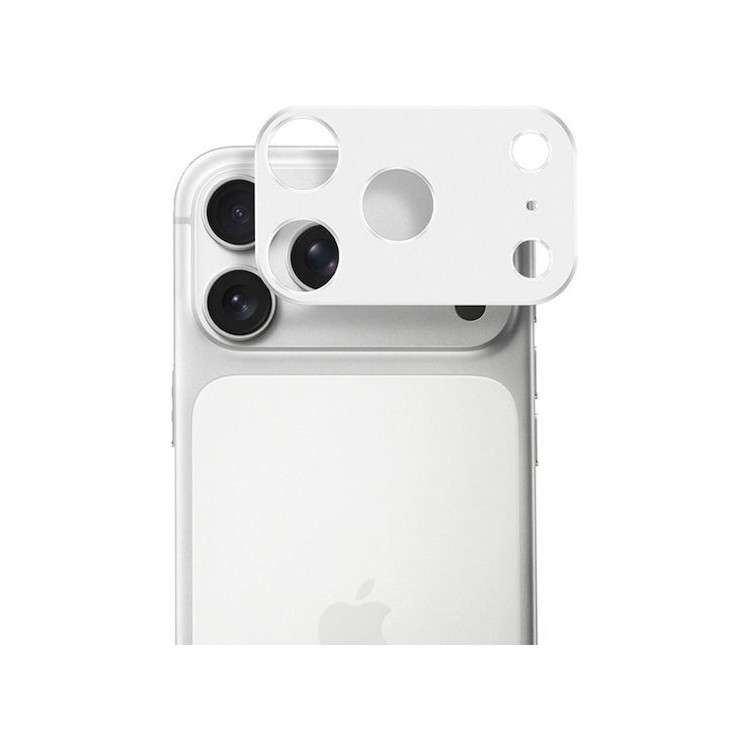 Techsuit - Full Camera Glass - iPhone 17 Pro - Silver