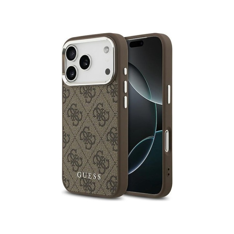 Guess - Hardcase 4G Classic Logo MagSafe  - iPhone 17 Pro Max - Brown