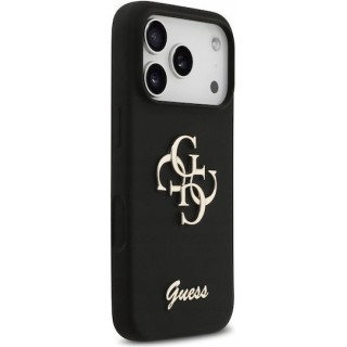 Guess - Silicone Big 4G Script  - iPhone 17 Pro - Black