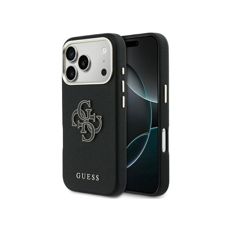 Guess - Hardcase Resin Logo  - iPhone 17 Pro Max - Black