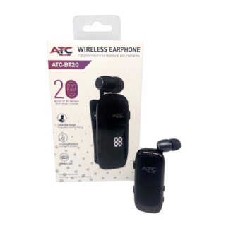 ATC BT20 Bluetooth Handsfree Πέτου Μαύρο