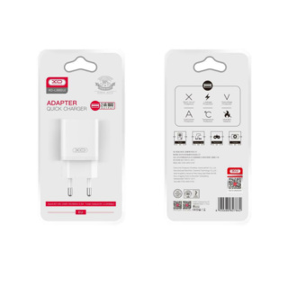 XO L99 Φορτιστής Τοίχου USB-A 12W Λευκός