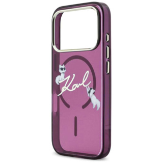 Karl Lagerfeld Choupette Script Logo MagSafe iPhone 18 Pro