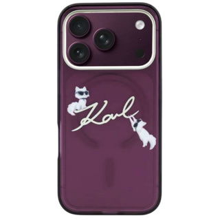 Karl Lagerfeld Choupette Script Logo MagSafe iPhone 18 Pro