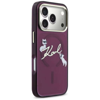 Karl Lagerfeld Choupette Script Logo MagSafe iPhone 18 Pro