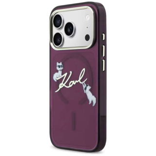 Karl Lagerfeld Choupette Script Logo MagSafe iPhone 18 Pro