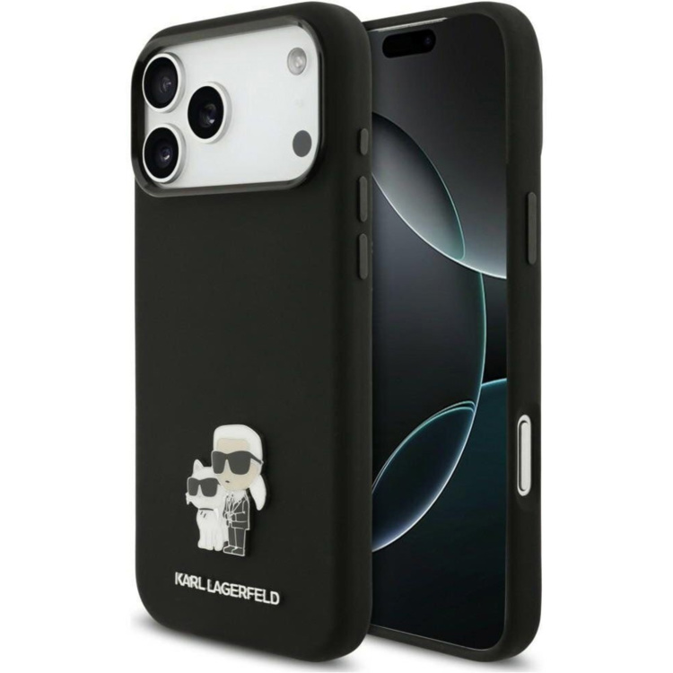 Karl Lagerfeld Θήκη Σιλικόνης Karl & Choupette iPhone 18