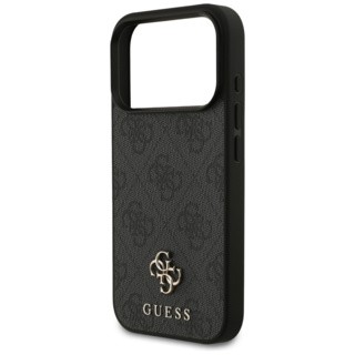 Guess 4G Small Logo MagSafe Θήκη iPhone 18 Pro/17 Pro Μαύρη