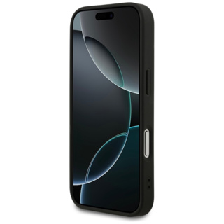 Guess 4G Small Logo MagSafe Θήκη iPhone 18 Pro/17 Pro Μαύρη