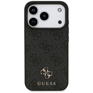 Guess 4G Small Logo MagSafe Θήκη iPhone 18 Pro/17 Pro Μαύρη