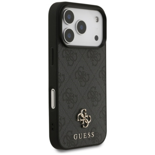 Guess 4G Small Logo MagSafe Θήκη iPhone 18 Pro/17 Pro Μαύρη
