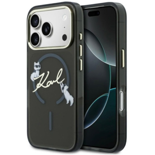 Karl Lagerfeld Script Logo MagSafe Θήκη iPhone 18 Pro Μαύρη
