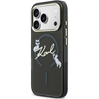 Karl Lagerfeld Script Logo MagSafe Θήκη iPhone 18 Pro Μαύρη