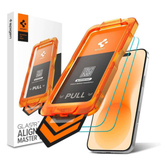 Spigen AlignMaster S Full Glue Tempered Glass (iPhone 18