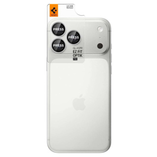 Spigen Glas.tR Optik Pro για iPhone 18 Pro/Max - Ασημί