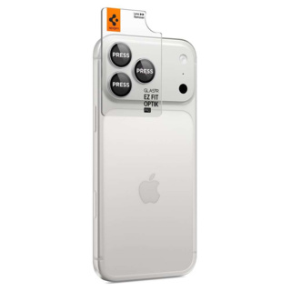 Spigen Glas.tR Optik Pro για iPhone 18 Pro/Max - Ασημί