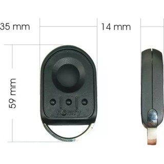 Somfy KeyGo RTS 4 Τηλεχειριστήριο Γκαραζόπορτας 4καναλο 433MHz