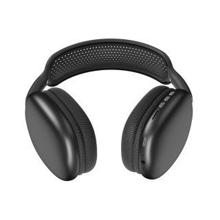 Leewello Ασύρματα Bluetooth Over Ear Ακουστικά με 10 ώρες Λειτουργίας LW-90 ΜΑΥΡΑ 106010